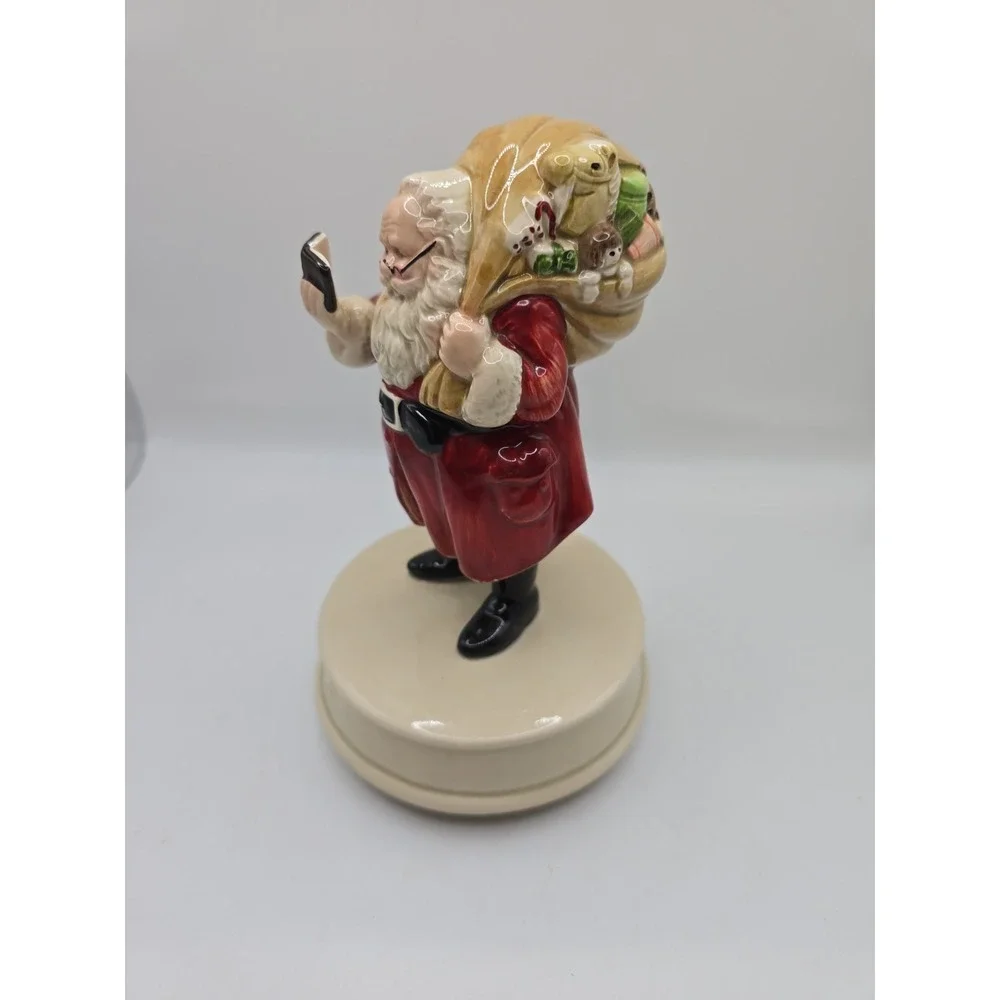 Musical Santa Otagiri Japan Vintage Christmas Plays Music & Spins 7in